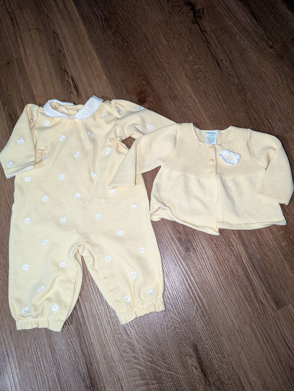 Vintage Gymboree Daisy Cow Yellow Outfit Set 3-6 Months